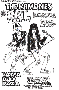 Poster of a Ramones/RKL show
