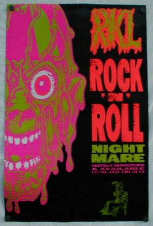 Promotional poster for Epitaph release of Rock N Roll Nightmare - Front